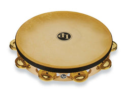 LP Pro 10 Inch Single Row Headed Tambourine - Brass - Pro 10 Single Row