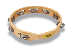 CP by LP CP389 10“ Handheld Single Row Tambourine - Steel Jingles - CP Single Row
