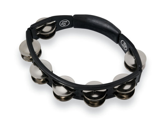 LP LP150 Cyclops Handheld Tambourine - Black with Steel Jingles - Cyclops Handheld