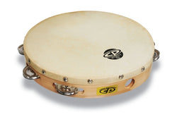 CP by LP CP379 10“ Handheld Single Row Headed Tambourine - Steel Jingles - CP Single Row Head