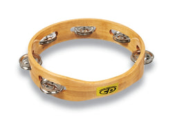 CP by LP CP388 8“ Handheld Single Row Tambourine - Steel Jingles - CP Single Row
