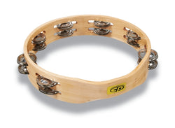 Cp By Lp Cp390 10 Handheld Double Row Tambourine - Steel Jingles