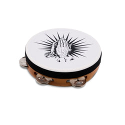 Praying Hands Tambourine Natural, 8“ - Praying Hands