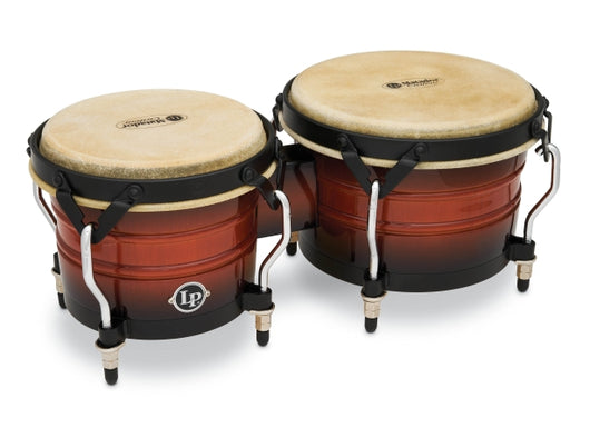 LP Matador Oak Bongos – Vintage Sunburst, Black Hardware (7-1/4