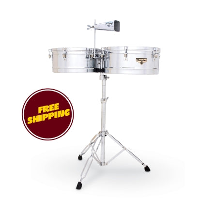 Matador M257 14 And 15 Timbales - Chrome With Chrome Hardware