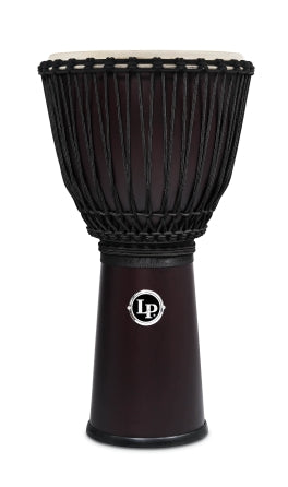 LP LP799-DW 12-1/2“-Inch Rope Tuned Siam Walnut Djembe - Rope-Tuned Djembe,