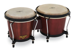 CP 6-inch and 7-inch Traditional Bongo Set - Dark Wood with Black Hardware - CP 6“ & 7” Bongos