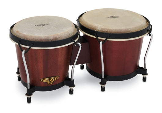CP 6-inch and 7-inch Traditional Bongo Set - Dark Wood with Black Hardware - CP 6“ & 7” Bongos