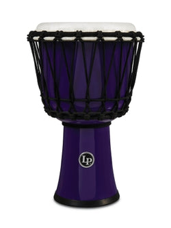 Lp 7-inch Rope Tuned Circle Djembe With Perfect-pitch Head - Purple