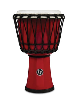 LP 7-inch Rope Tuned Circle Djembe with Perfect-Pitch head - Red - Circle 7“ Djembe