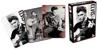 Elvis Presley Playing Cards - Black & White