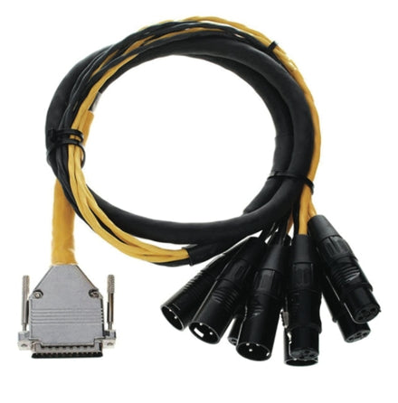 DB25 XLR M+F AES/EBU DigiSnake 4'