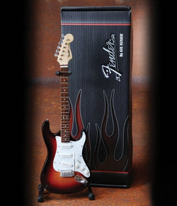 Fender™ Stratocaster™ – Classic Sunburst Finish - Officially Licensed Miniature Guitar Replica
