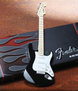 Fender™ Stratocaster™ – Classic Black Finish - Officially Licensed Miniature Guitar Replica