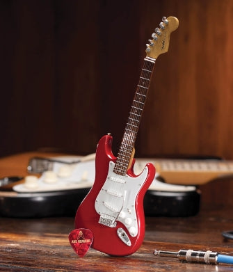 Fender™ Stratocaster™ – Classic Red Finish - Officially Licensed Miniature Guitar Replica