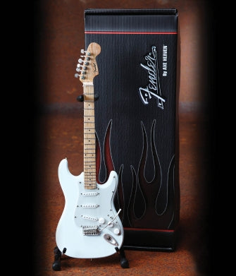Fender™ Stratocaster™ – Olympic White Finish - Officially Licensed Miniature Guitar Replica