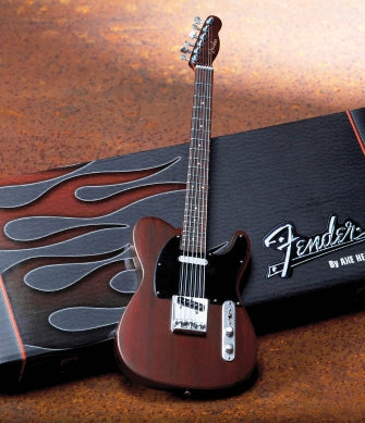 Fender™ Telecaster™ – Rosewood Finish - Officially Licensed Miniature Guitar Replica