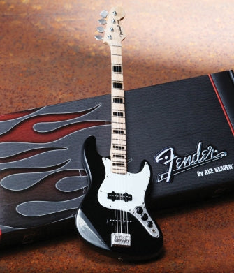 Fender™ Jazz Bass™ – Black Finish - Officially Licensed Miniature Guitar Replica