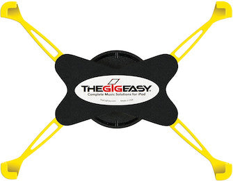 GigEasy Mic Stand Mount for iPad 2/3 – Yellow Arms, Black Body