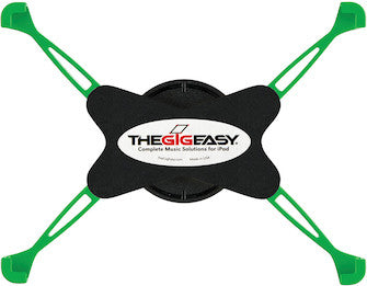 GigEasy Mic Stand Mount for iPad 2/3 – Green Arms, Black Body