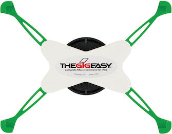 GigEasy Mic Stand Mount for iPad 2/3 – Green Arms, White Body