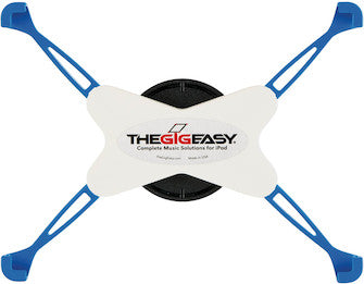 GigEasy Mic Stand Mount for iPad 2/3 – Blue Arms, White Body