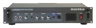 LH500 Bass Amplifier - Tube (12AX7) Preamp, Bass and Treble Shelving with peak Mid-Range 500 watt Bass Head