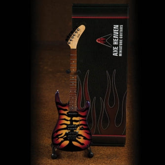 George Lynch – Sunburst Tiger Finish - Officially Licensed Miniature Guitar Replica