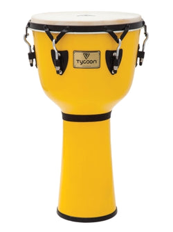Canary Burst Key-Tuned Djembe - 14″