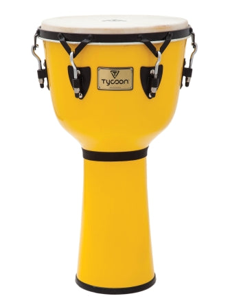 Canary Burst Key-Tuned Djembe - 14″