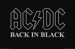 AC/DC – Back in Black – Wall Poster - 24 inches x 36 inches