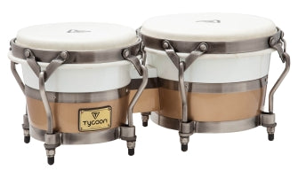 Signature Heritage Series Bongos – Café Con Leche Finish - 7″ & 8-1/2″