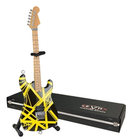 Bumblebee (VH2) Miniature Replica Guitar – Official EVH Merchandise - Black and Yellow