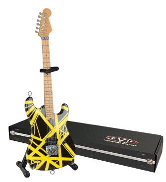 Bumblebee (VH2) Miniature Replica Guitar – Official EVH Merchandise - Black and Yellow