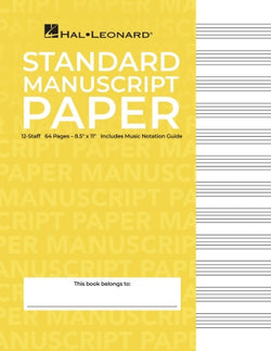 Standard Manuscript Paper (Yellow Cover)