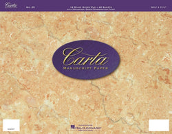 Carta Manuscript Paper No. 25 – Professional
