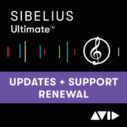 Sibelius Ultimate 3-Year Updates & Support Renewal