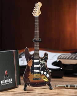 Fender™ Stratocaster™ – Classic Sunburst Finish - Officially Licensed Miniature Guitar Replica (SRV Edition)