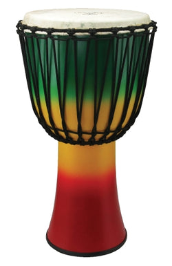 12″ Fiberglass Djembe – Rope Tuned - Jamaican Finish