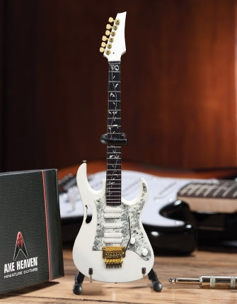 Steve Vai – Signature White Jem - Miniature Guitar Replica Collectible