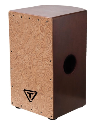 29 Roundback Series Siam Oak Cajon - with Makah-Burl Front Plate
