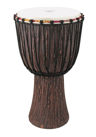 10″ Supremo Select Lava Wood Series - Rope-Tuned Djembe