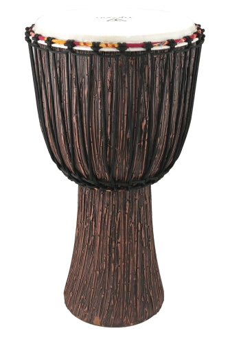 12″ Supremo Select Lava Wood Series - Rope-Tuned Djembe