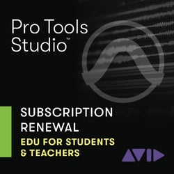 Pro Tools | Studio 1-Year Subscription RENEWAL - Student/Teacher (Education Pricing)