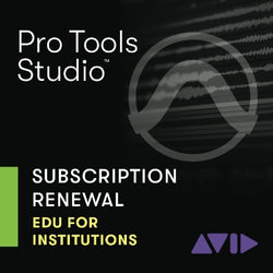 Pro Tools | Studio 1-Year Subscription RENEWAL - Academic Institution