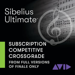 Sibelius | Ultimate 1-Year Subscription Crossgrade from Full Versions of Finale
