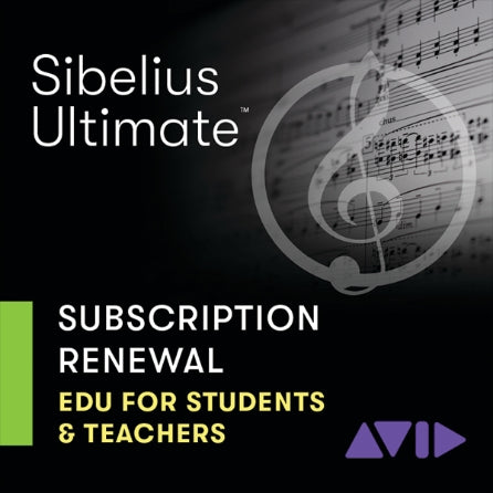 Sibelius: Ultimate 1-Year Sub Renewal Education DLD Code Only