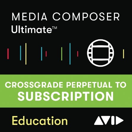 9938-30047-00 Media Composer Perpetual Xgrade to Media Composer Ultimate 1yr Subscription EDU