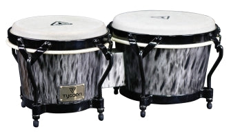 Supremo Select Series Kinetic Steel Finish Bongos - 7″ & 8-1/2″