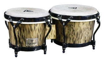 Supremo Select Series Kinetic Gold Finish Bongos - 7″ & 8-1/2″
